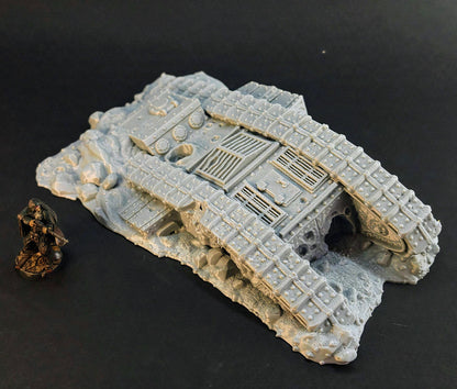 Trench Destroyer MKI tank B terrain by Diceverse for 28mm and 32mm wargaming