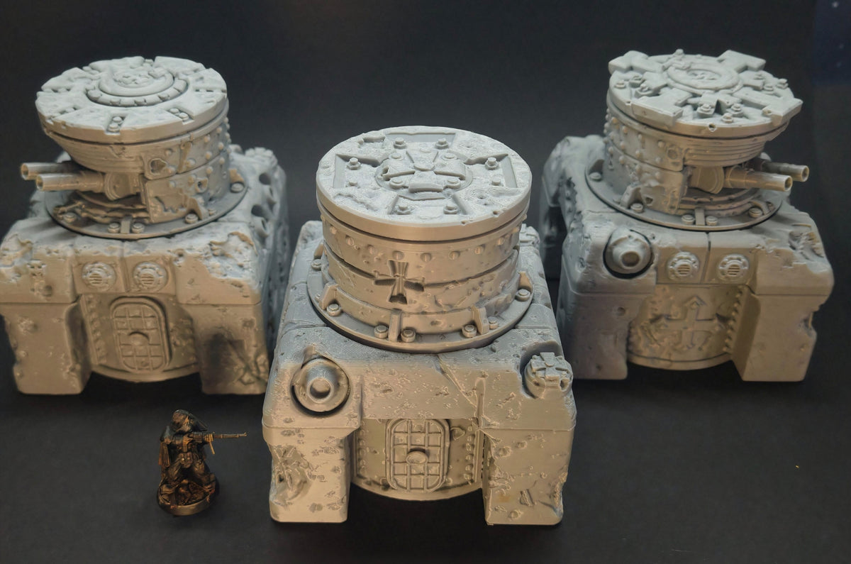 The Front Line Coastal Bunkers - 28mm/32mm Wargaming Terrain