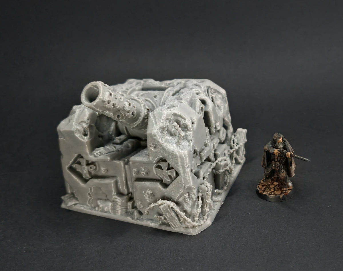 The Front Line Ruined Bunkers - 28mm/32mm Wargaming Terrain