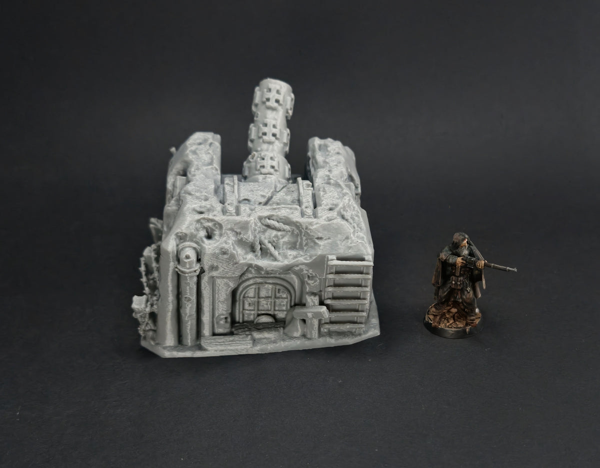 The Front Line Ruined Bunkers - 28mm/32mm Wargaming Terrain