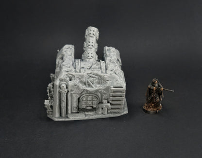 The Front Line Ruined Bunkers - 28mm/32mm Wargaming Terrain