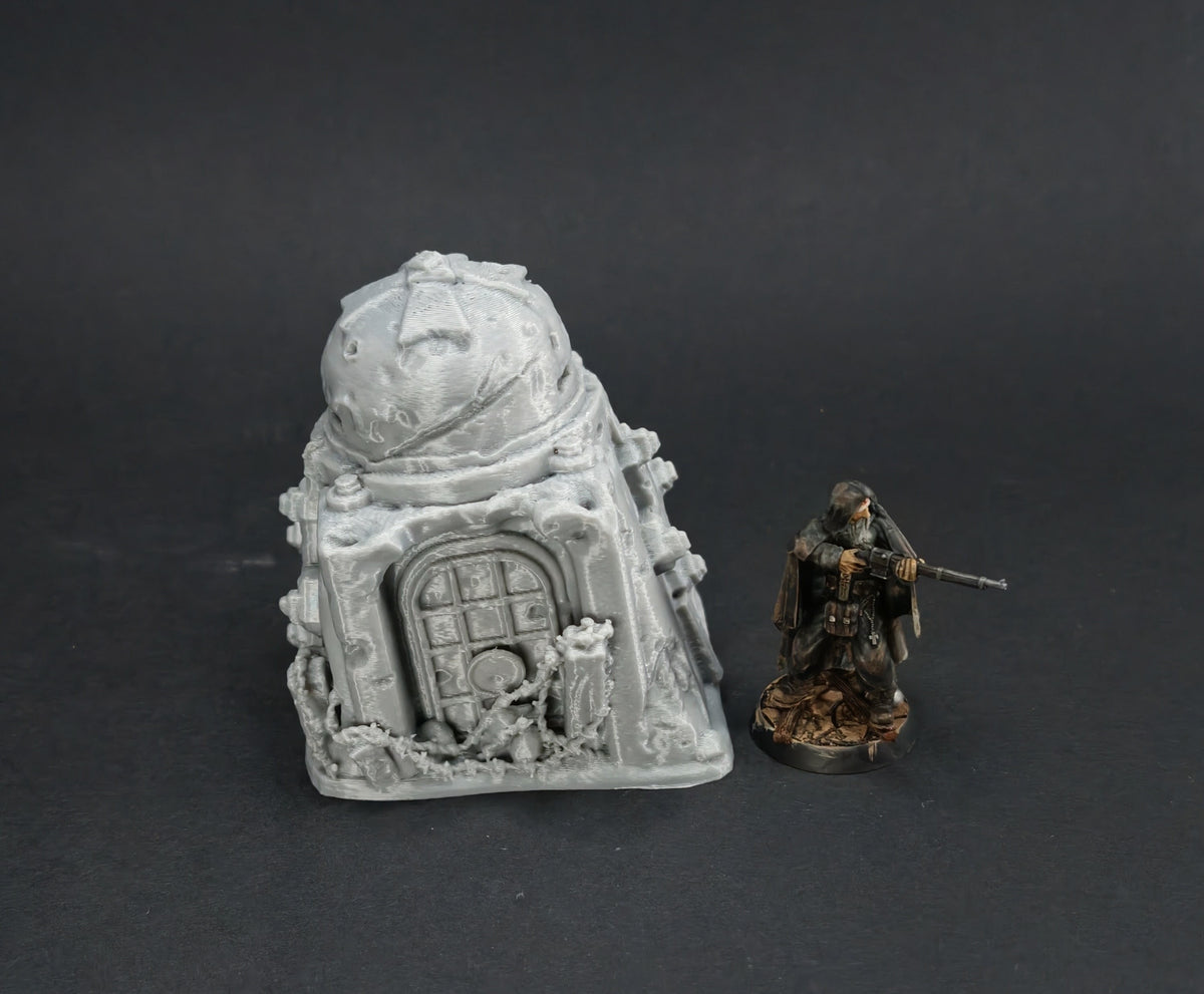 The Front Line Ruined Bunkers - 28mm/32mm Wargaming Terrain