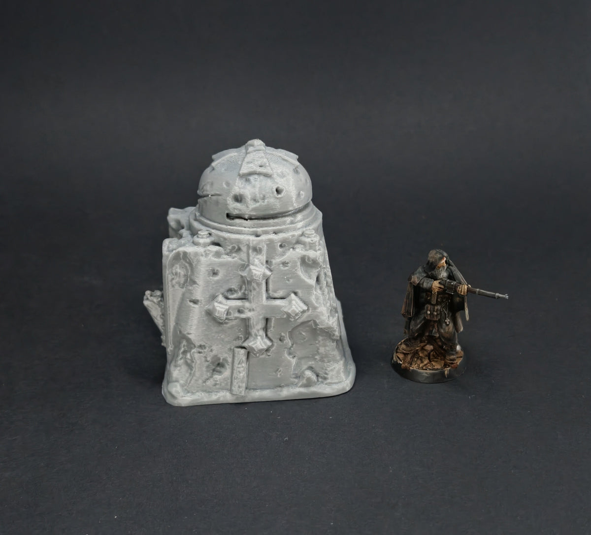 The Front Line Ruined Bunkers - 28mm/32mm Wargaming Terrain