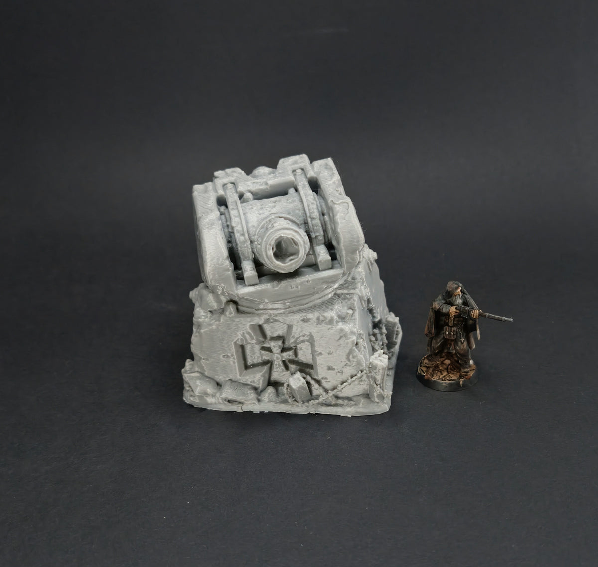 The Front Line Ruined Bunkers - 28mm/32mm Wargaming Terrain
