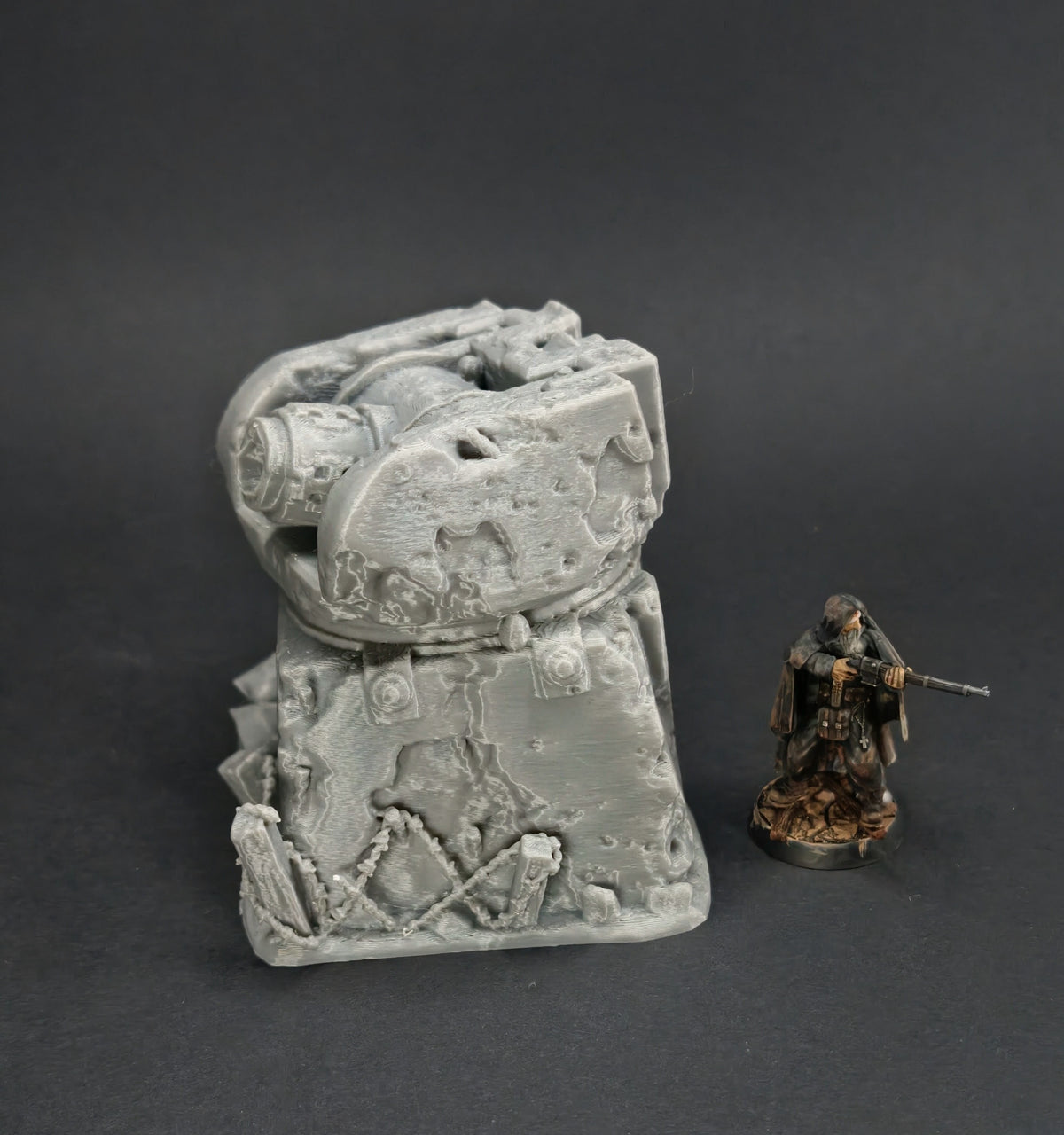 The Front Line Ruined Bunkers - 28mm/32mm Wargaming Terrain