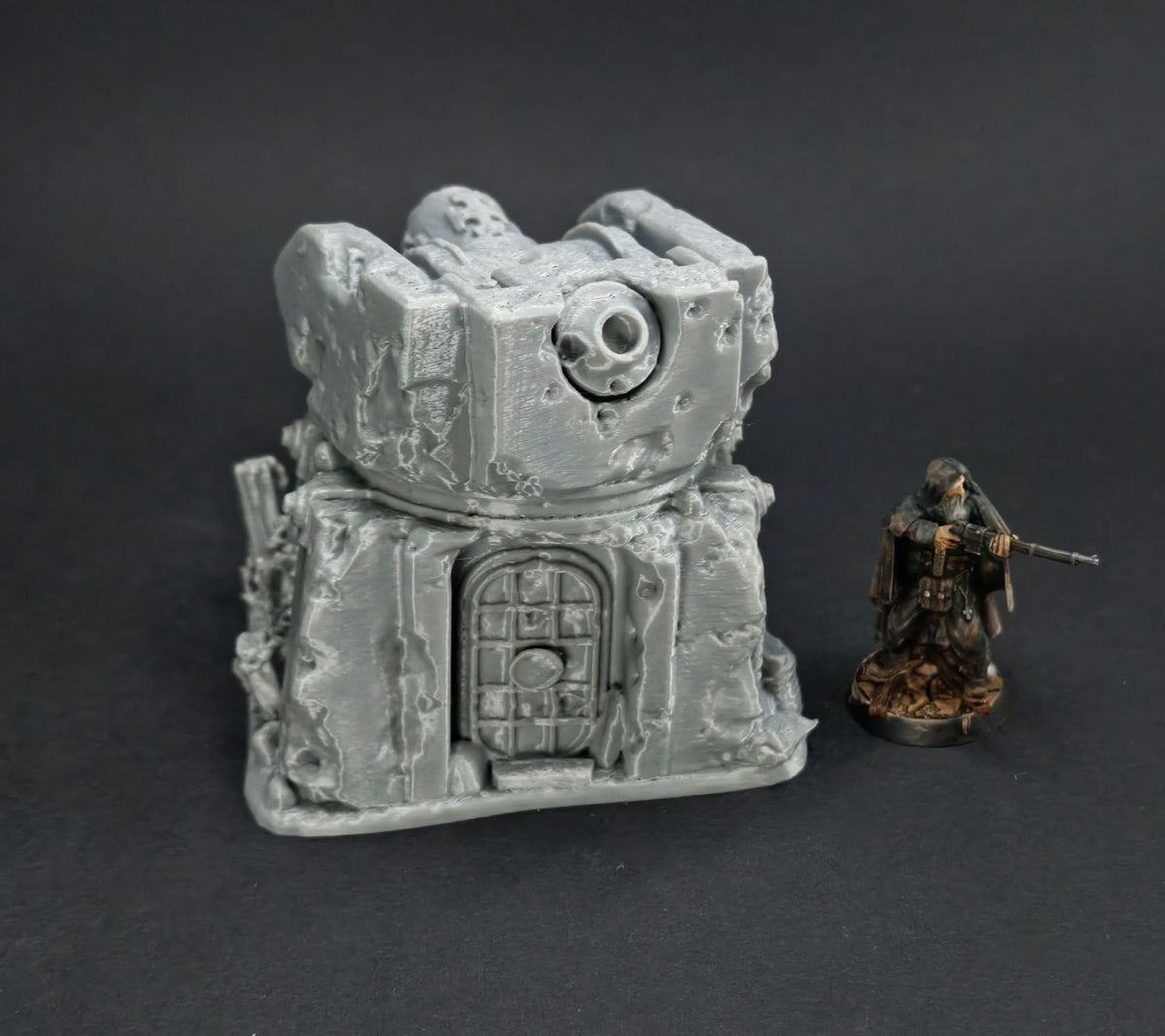 The Front Line Ruined Bunkers - 28mm/32mm Wargaming Terrain