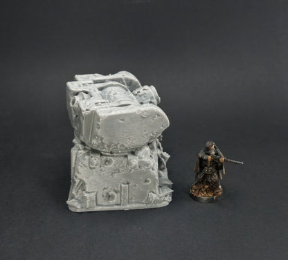 The Front Line Ruined Bunkers - 28mm/32mm Wargaming Terrain