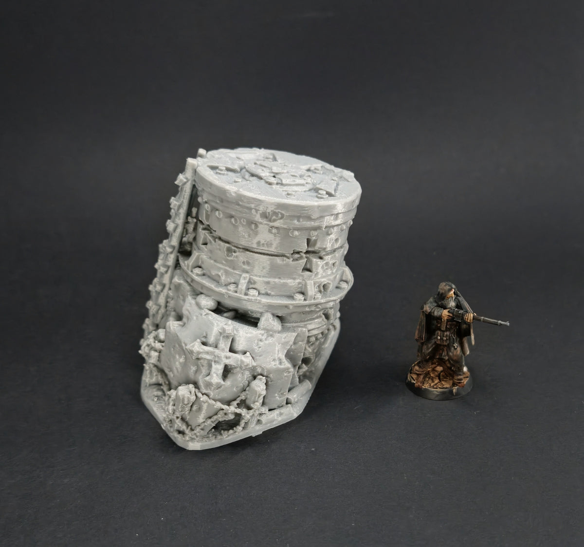 The Front Line Ruined Bunkers - 28mm/32mm Wargaming Terrain