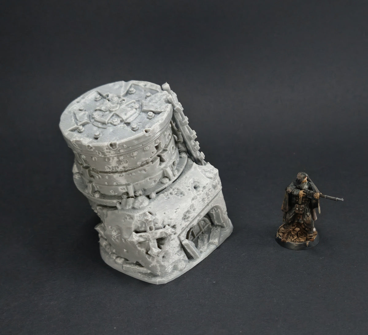 The Front Line Ruined Bunkers - 28mm/32mm Wargaming Terrain