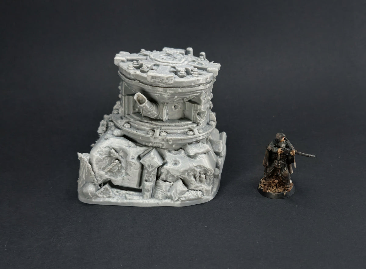 The Front Line Ruined Bunkers - 28mm/32mm Wargaming Terrain