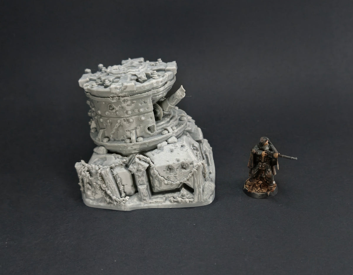 The Front Line Ruined Bunkers - 28mm/32mm Wargaming Terrain