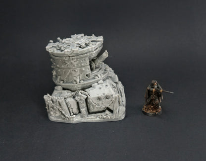 The Front Line Ruined Bunkers - 28mm/32mm Wargaming Terrain