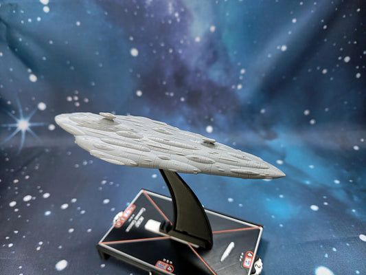 Rebel MC80 Star Cruiser 196mm resin miniature by Onil Creation for Armada-scale tabletop games
