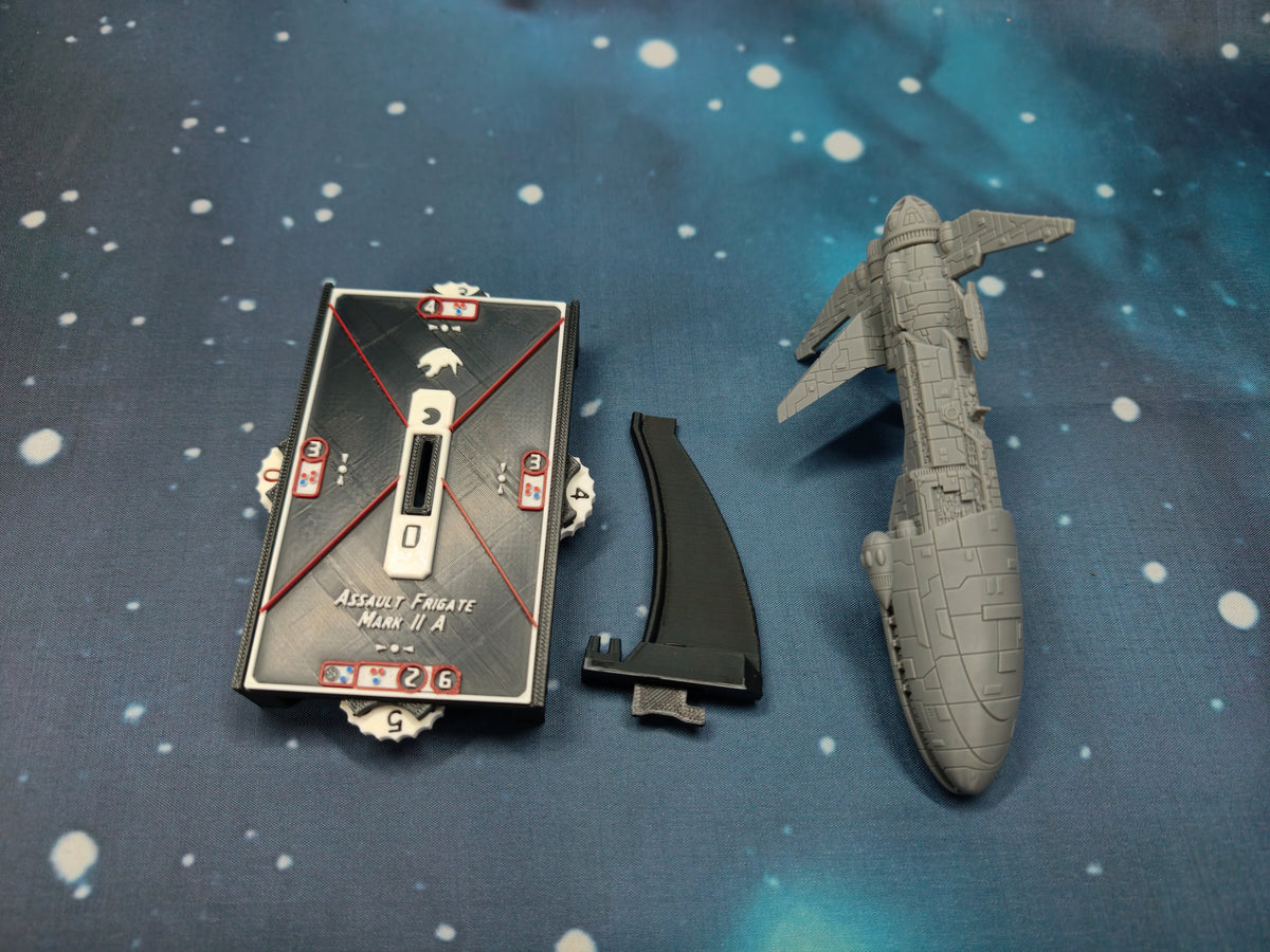 Armada-scale Assault Frigate Mark IV resin ship for collectors