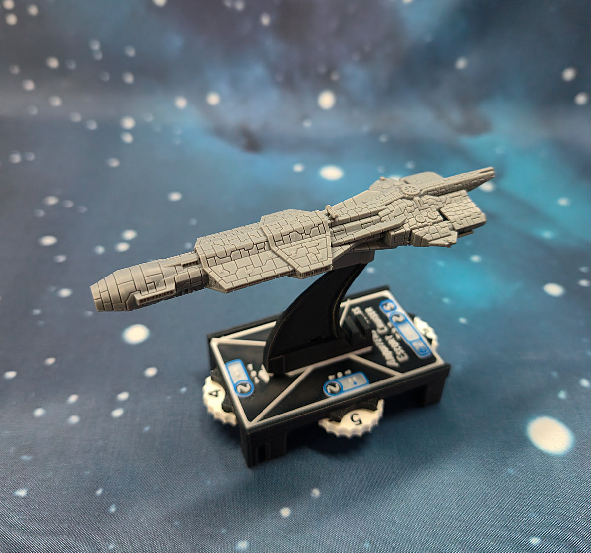 Star Wars Armada Onager-osztályú Csillagromboló – Hossz: 171 mm, Magas Részletességű 3D Nyomtatott Modell