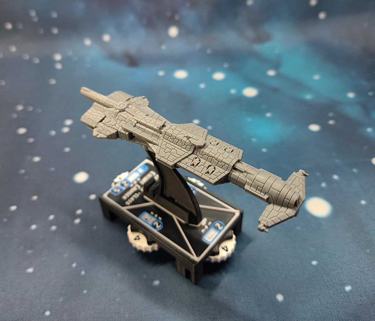 Star Wars Armada Onager-osztályú Csillagromboló – Hossz: 171 mm, Magas Részletességű 3D Nyomtatott Modell
