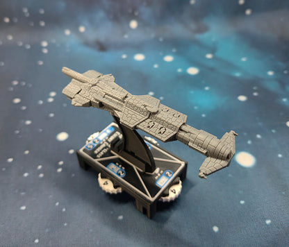 Star Wars Armada Onager-osztályú Csillagromboló – Hossz: 171 mm, Magas Részletességű 3D Nyomtatott Modell