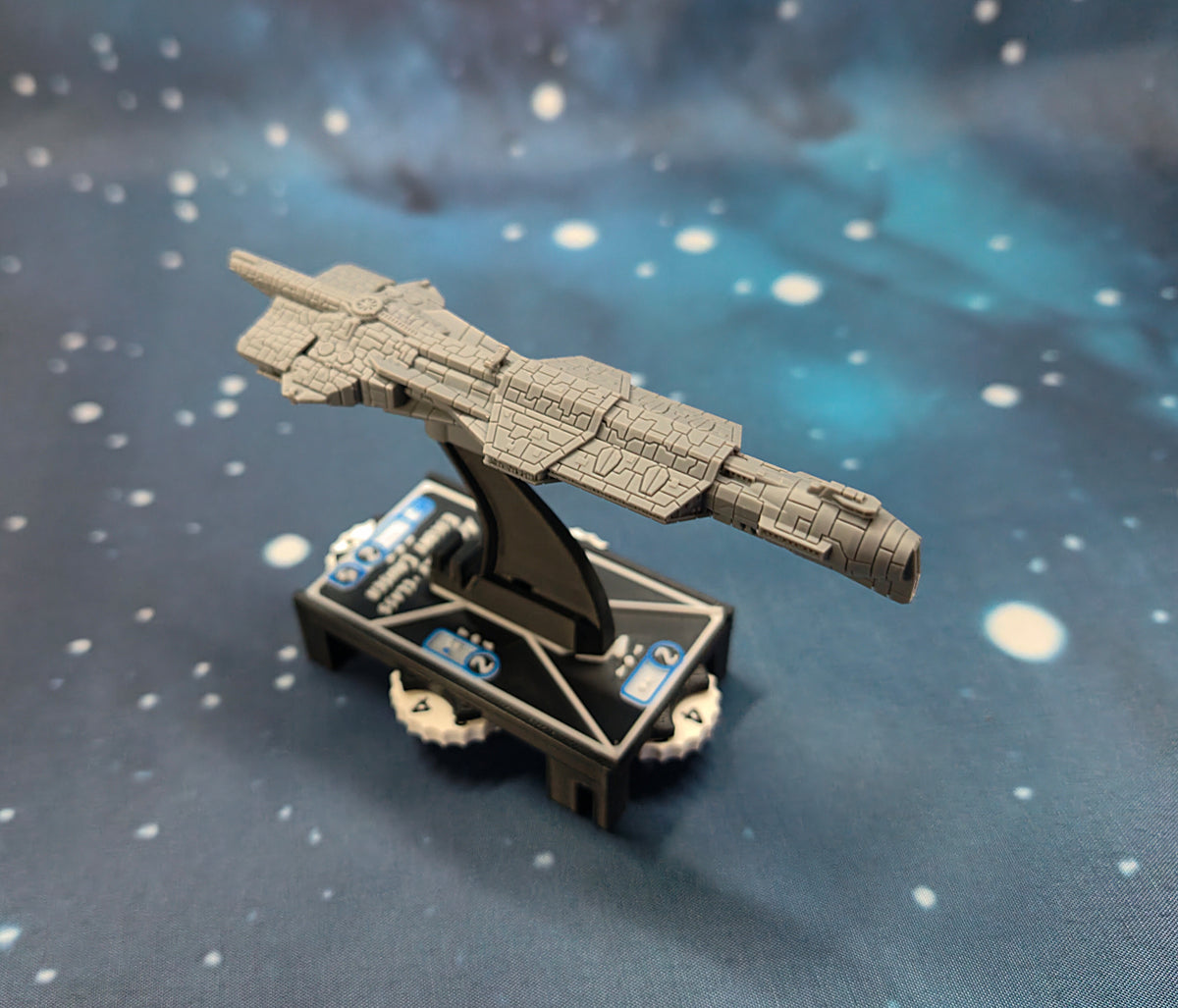 Star Wars Armada Onager-osztályú Csillagromboló – Hossz: 171 mm, Magas Részletességű 3D Nyomtatott Modell