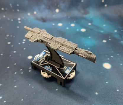 Star Wars Armada Onager-osztályú Csillagromboló – Hossz: 171 mm, Magas Részletességű 3D Nyomtatott Modell