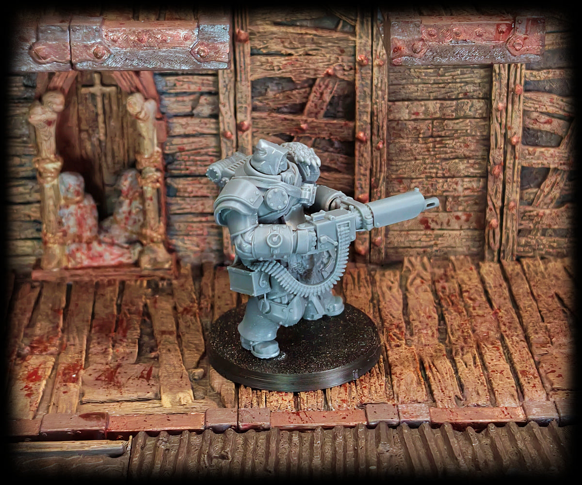 Bearskin Heavy Infantry Squad detailed physical resin models
