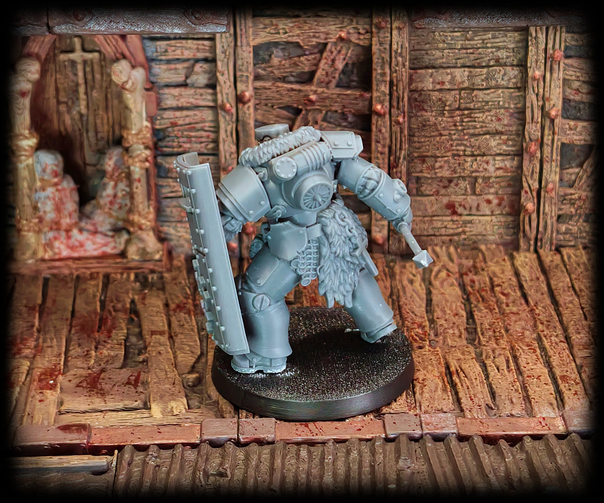 Bearskin Heavy Infantry Squad 3D printed models by Arcamundi