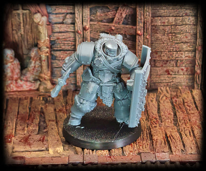 Arcamundi Bearskin Heavy Infantry 3D printed miniature models