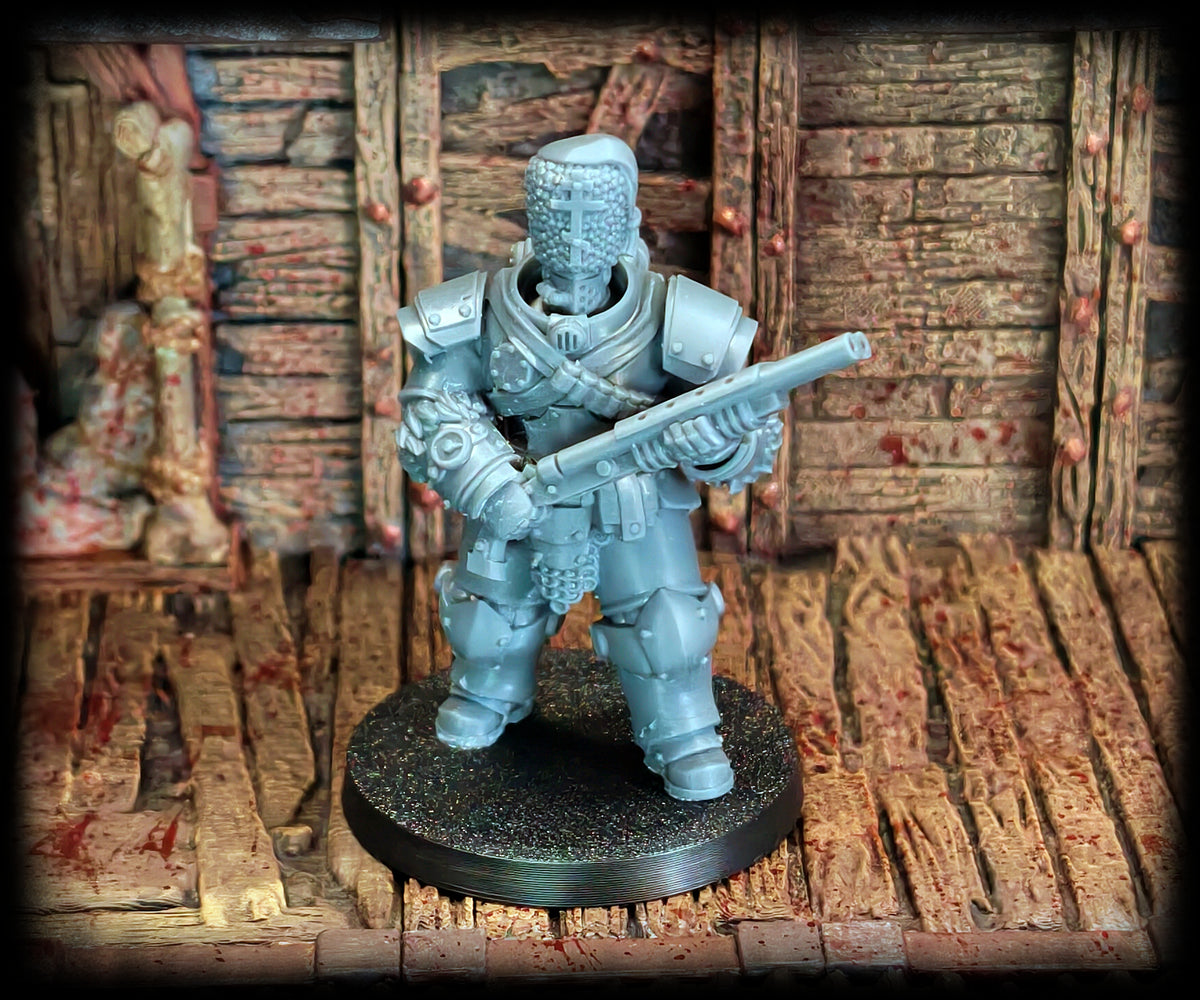 Bearskin Heavy Infantry Squad physical tabletop gaming miniatures