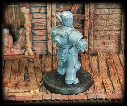Bearskin Heavy Infantry Squad detailed 32mm miniature models