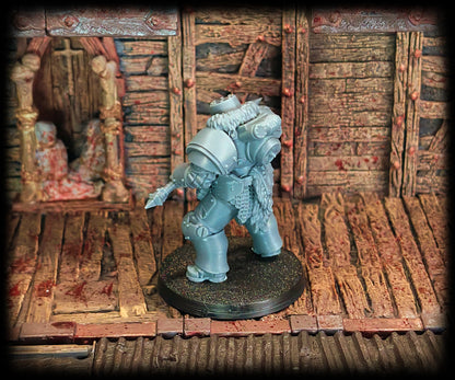 32mm Bearskin Heavy Infantry models for trench warfare tabletop games