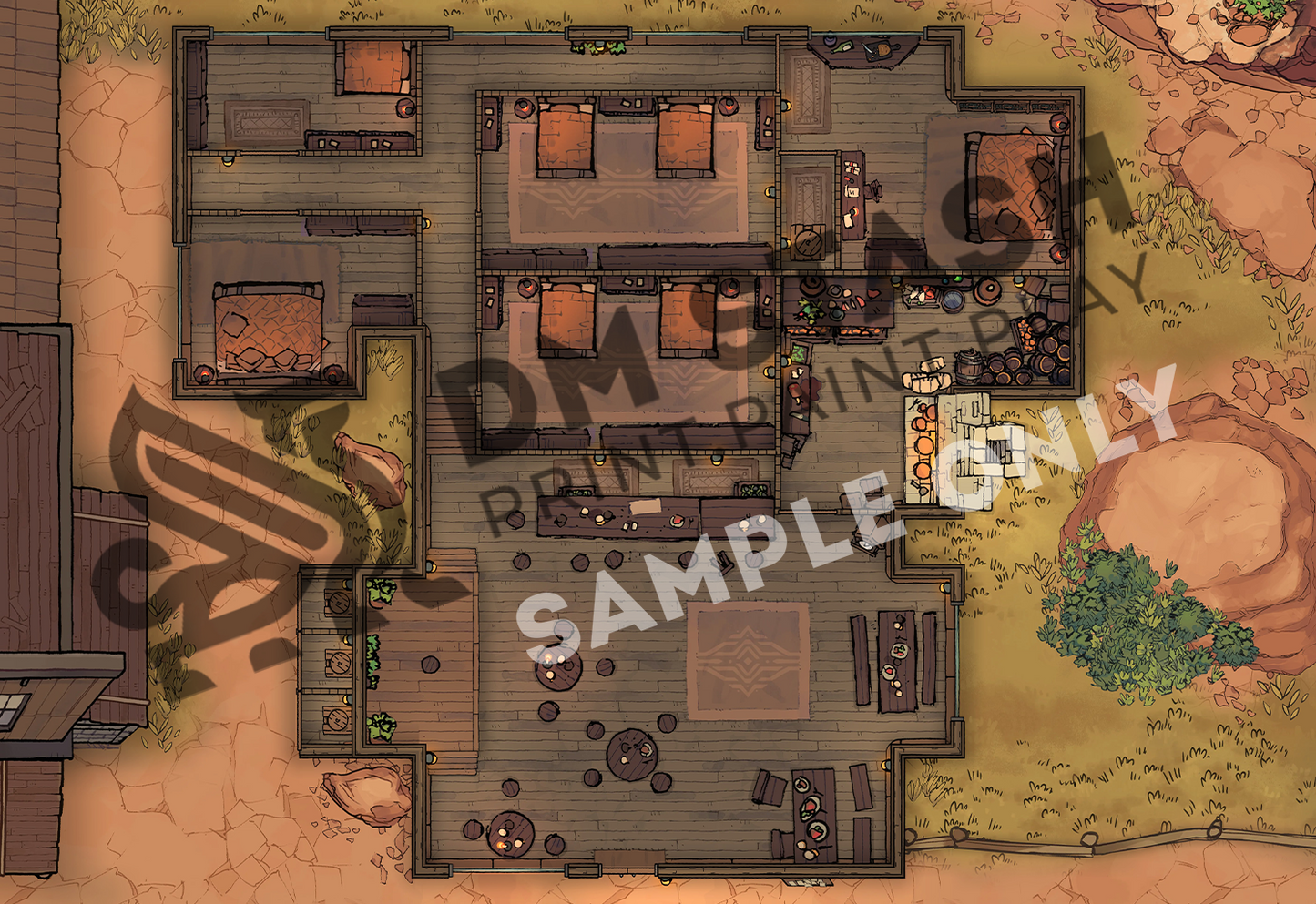DM Stash : An Eastern Journey - Full Board and Tabletop game