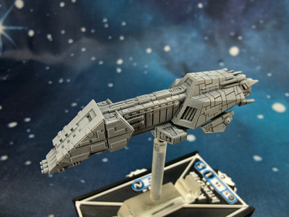 Interceptor IV Frigate Compatible with Armada scale games left side close-up