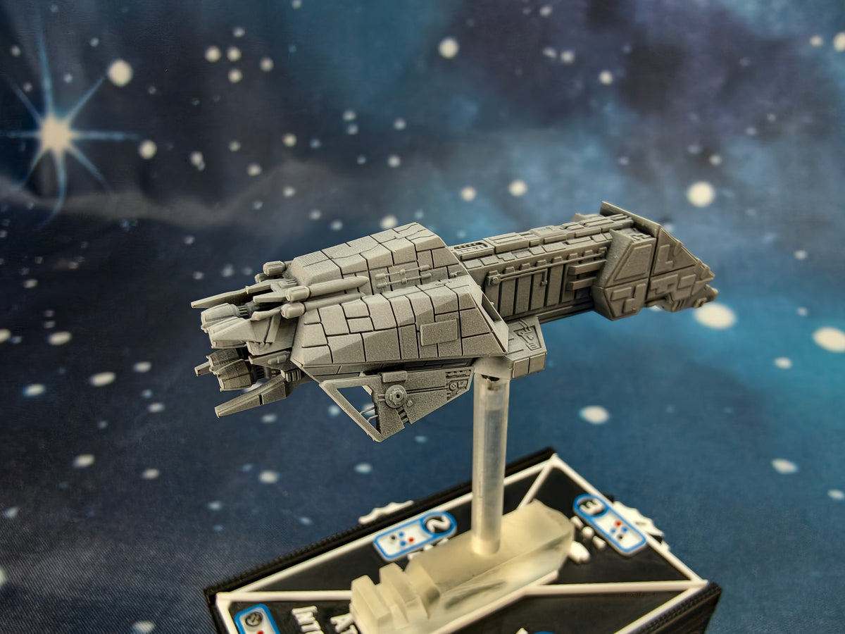 Interceptor IV Frigate Compatible with Armada scale games right rear close-up
