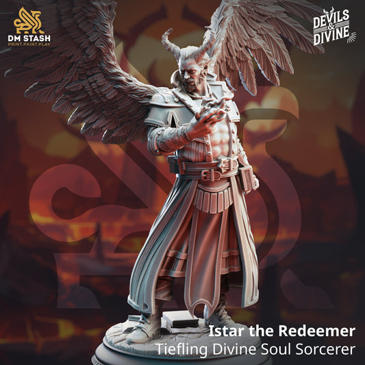 Tiefling Divine Soul Sorcerer - Istar the Redeemer | DM Stash | D&D
