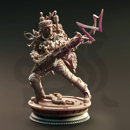 Human Lightning Artificer - Jacquie Sparkes | DM Stash | D&D