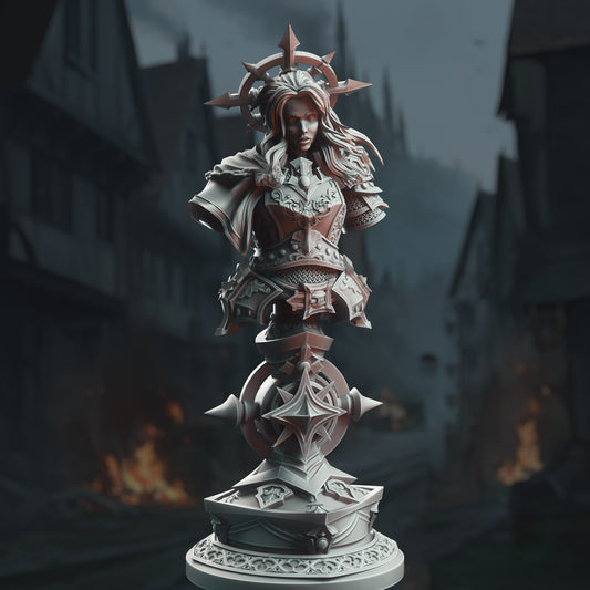 BUST - Paladin of Vengeance - Johanna Saffron the Scorned | DM Stash | D&D