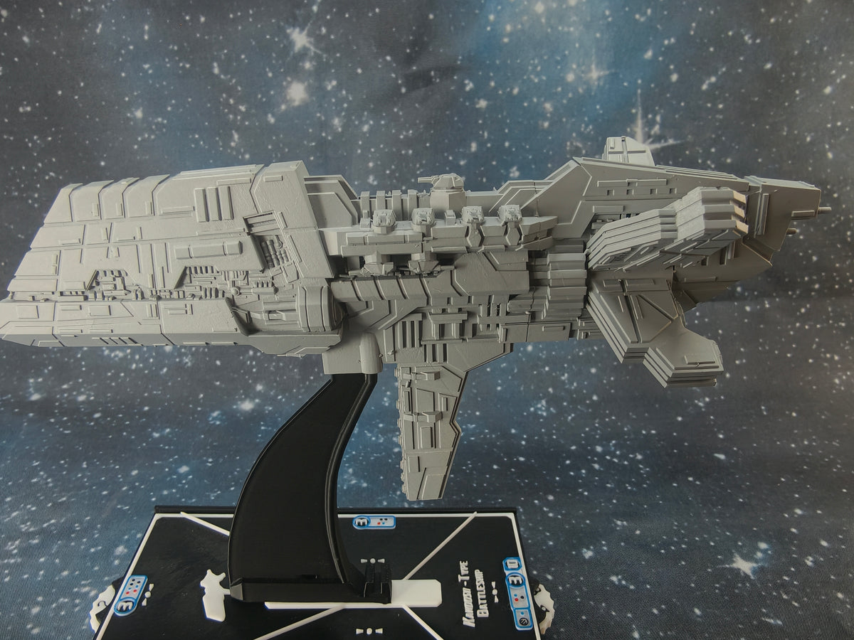 Kandosii-type Dreadnaught compatible with Armada scale games left side close-up