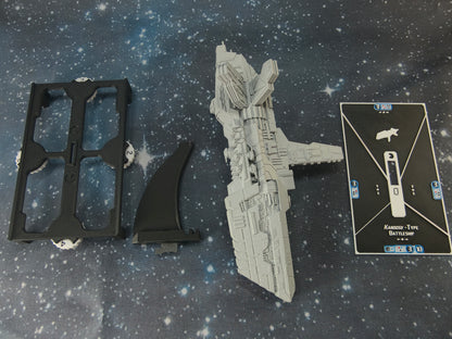 Kandosii-type Dreadnaught compatible with Armada scale games model-stand-token variant