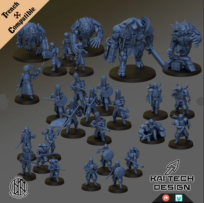 Trench Crusade - Sultanate Full Set | Kai Tech | Trench Crusade compatible