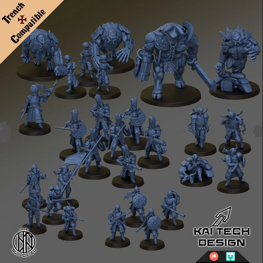 Trench Crusade - Sultanate Full Set | Kai Tech | Trench Crusade compatible