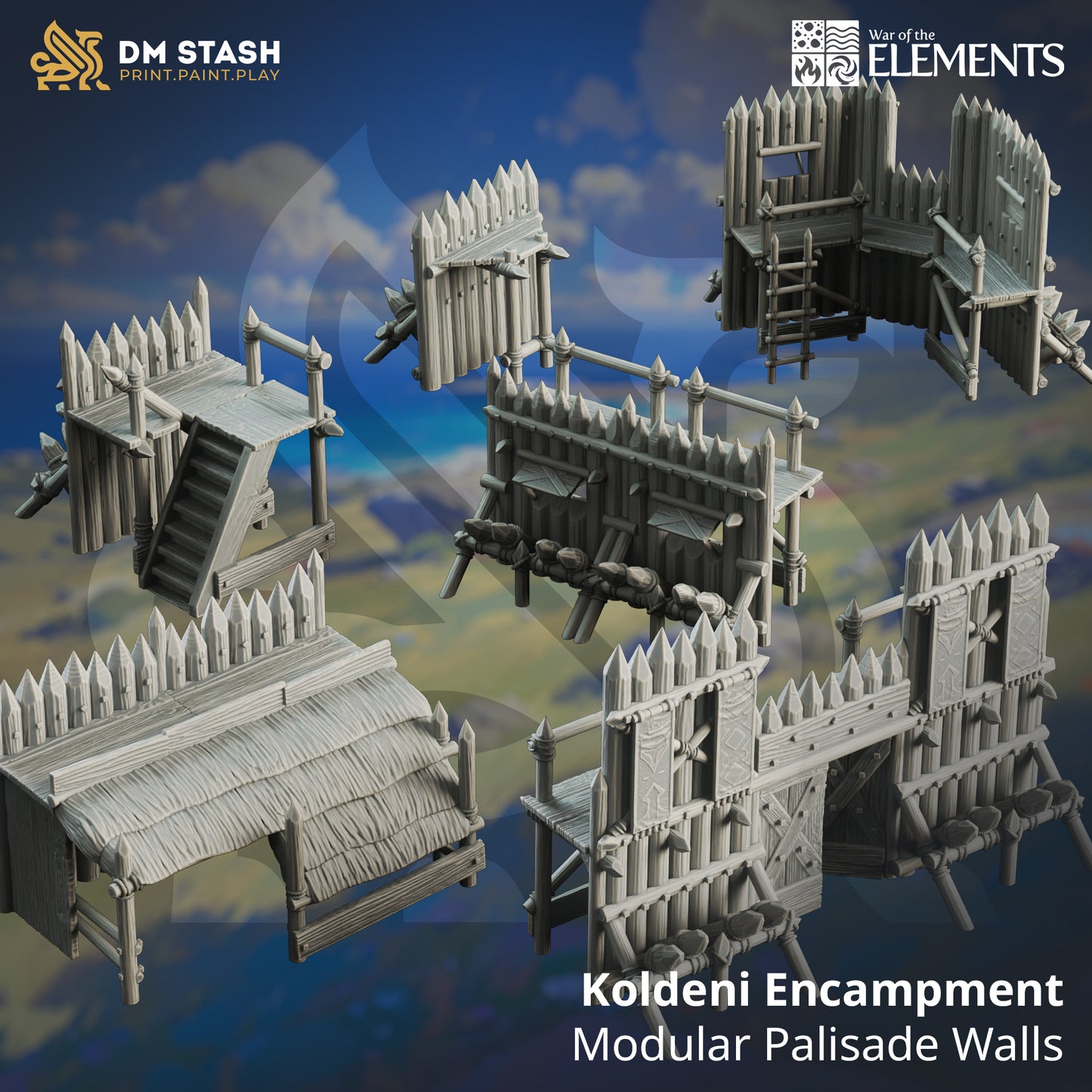 DM Stash : War of the Elements - Full Board and Tabletop game