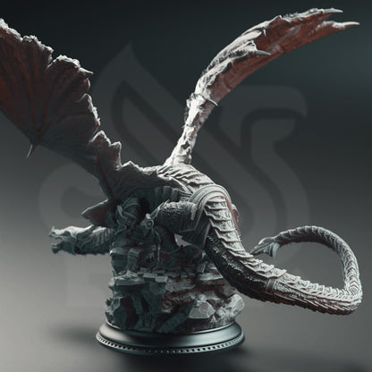 Armoured Dragon - Kuriazor the Dark Scaled | DM Stash | D&D