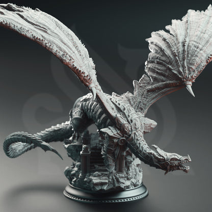 Armoured Dragon - Kuriazor the Dark Scaled | DM Stash | D&D