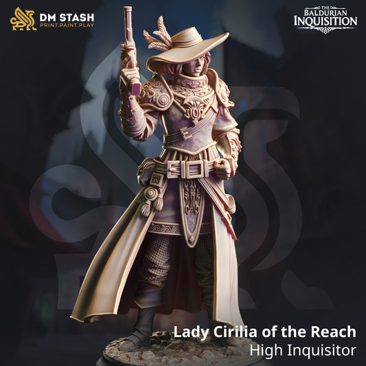 Human High Inquisitor - Lady Cirilia | DM Stash | D&D