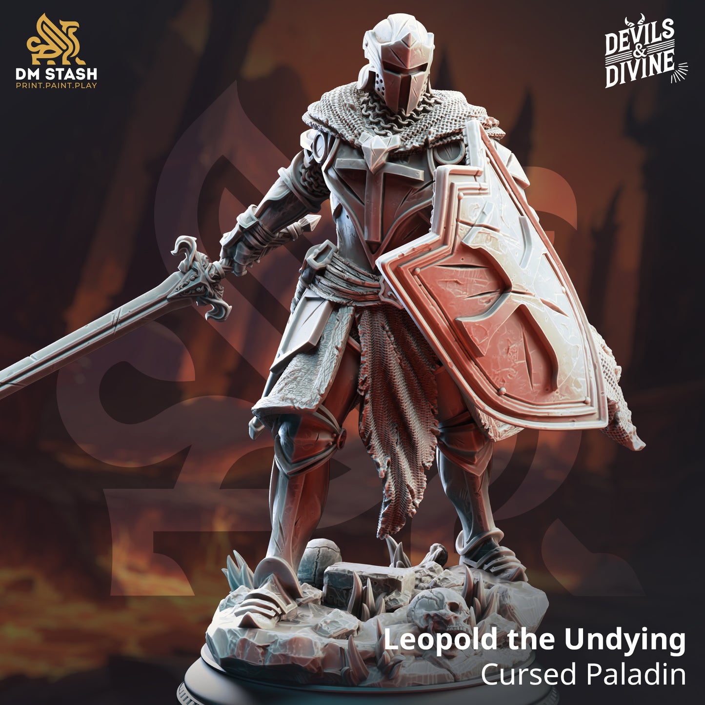 Cursed Paladin of Vengeance - Leopold the Undying | DM Stash | D&D