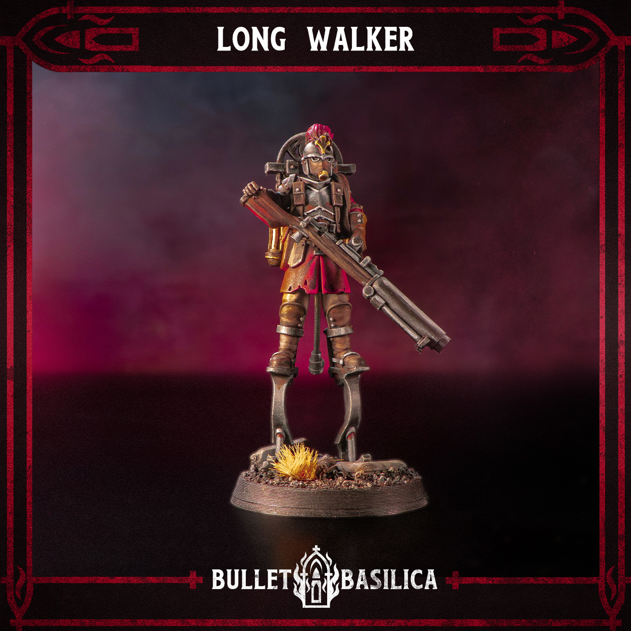 Crimson Hussars Warband - Grimdark Miniature - Compatible with Trench Crusade