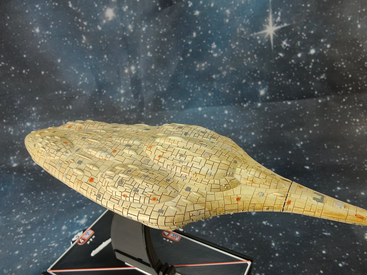 MC80b Star Cruiser Compatible with Armada scale games left rear close-up