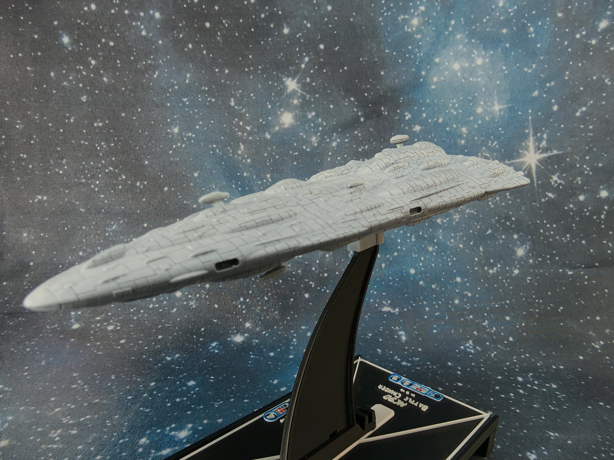 MC90 "Defiance" Star Cruiser Compatible with Armada scale games left front close-up