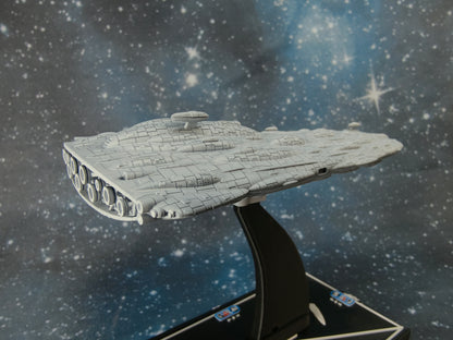 MC90 "Defiance" Star Cruiser Compatible with Armada scale games rigth thruster close-up