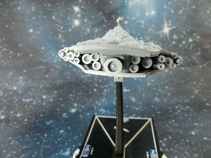 MC90 Redma Star Cruiser Compatible with Armada scale games thruster close-up