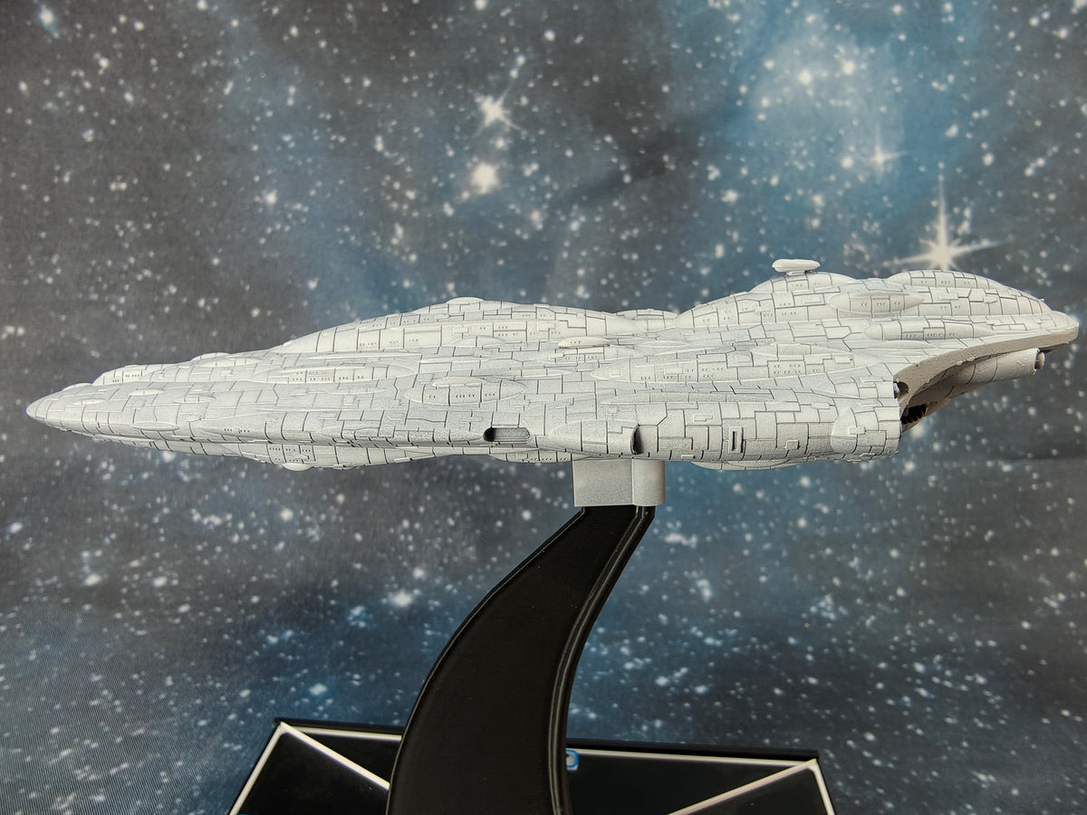 MC90 Voyager Star Cruiser Compatible with Armada scale games left close-up